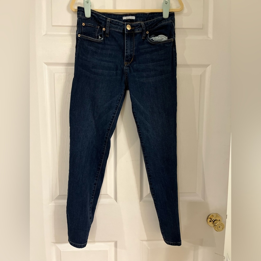 STS Blue ankle skinny denim blue jeans women’s size 30‎ mid rise cropped